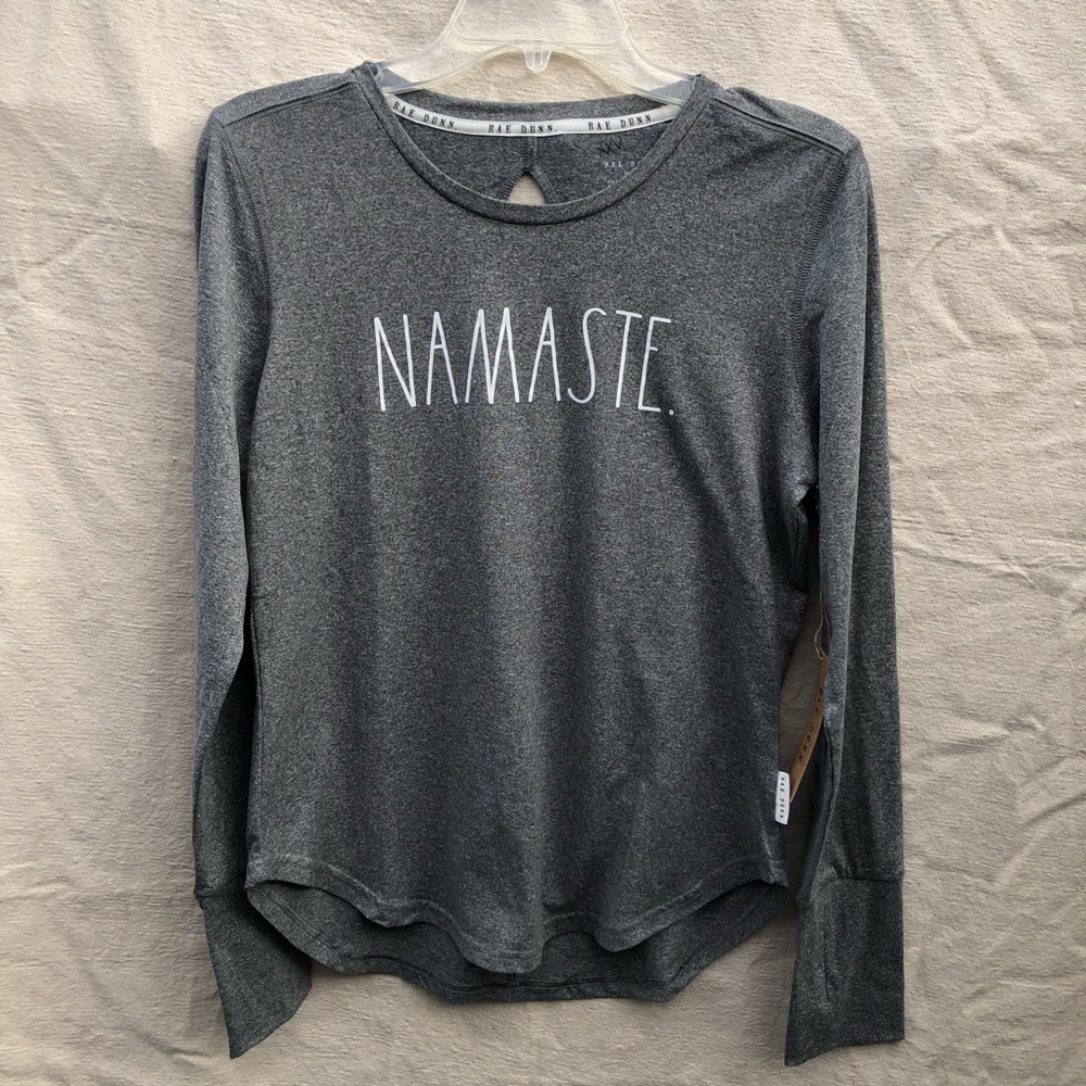 Rae Dunn Namaste Workout Top Medium